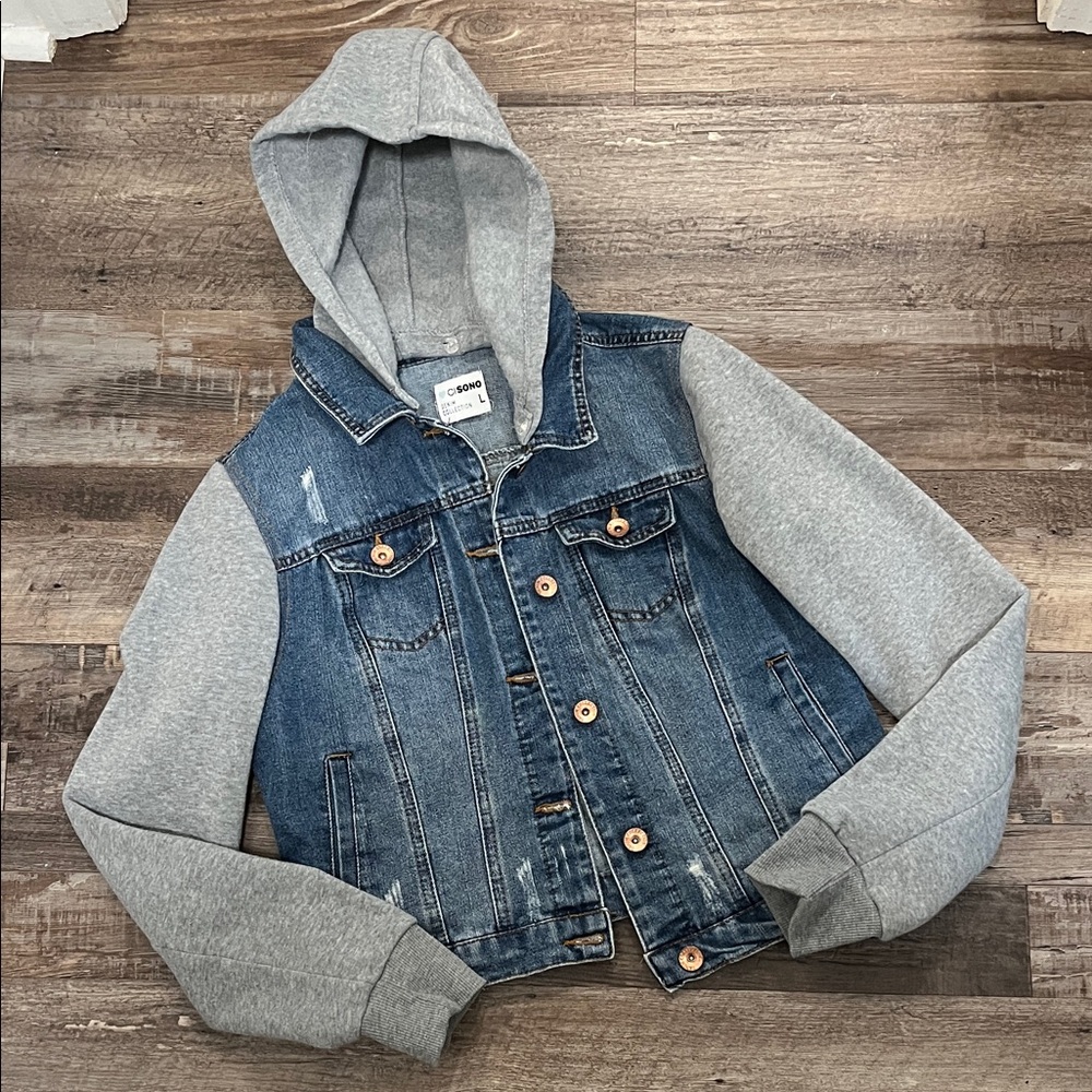 Denim and Fleece Jacket